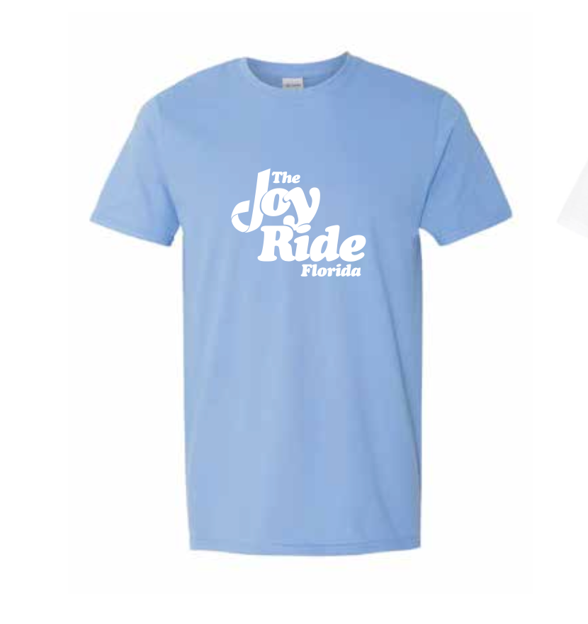 Short Sleeve Joy Ride T-Shirt Light Blue